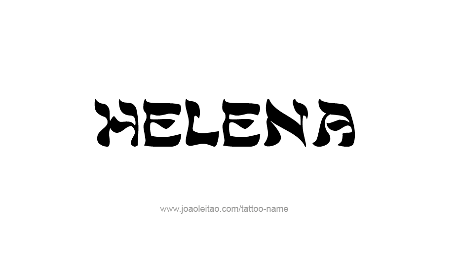 Tattoo Design Name Helena   