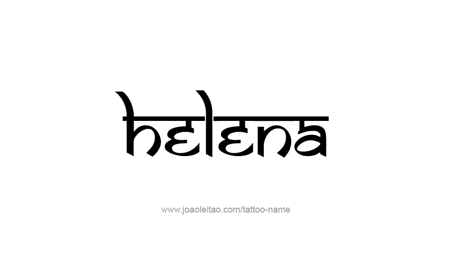 Tattoo Design Name Helena   