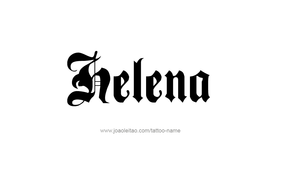 Tattoo Design Name Helena   