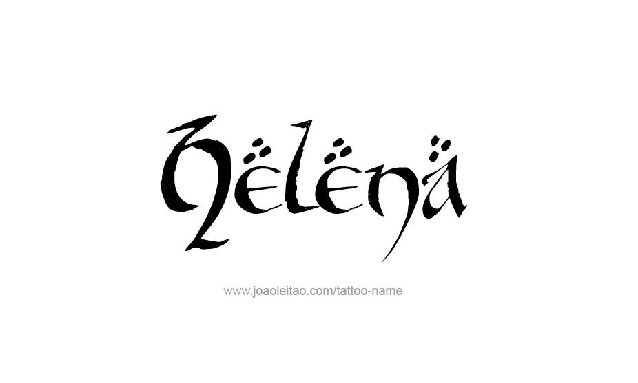 Tattoo Design Name Helena   