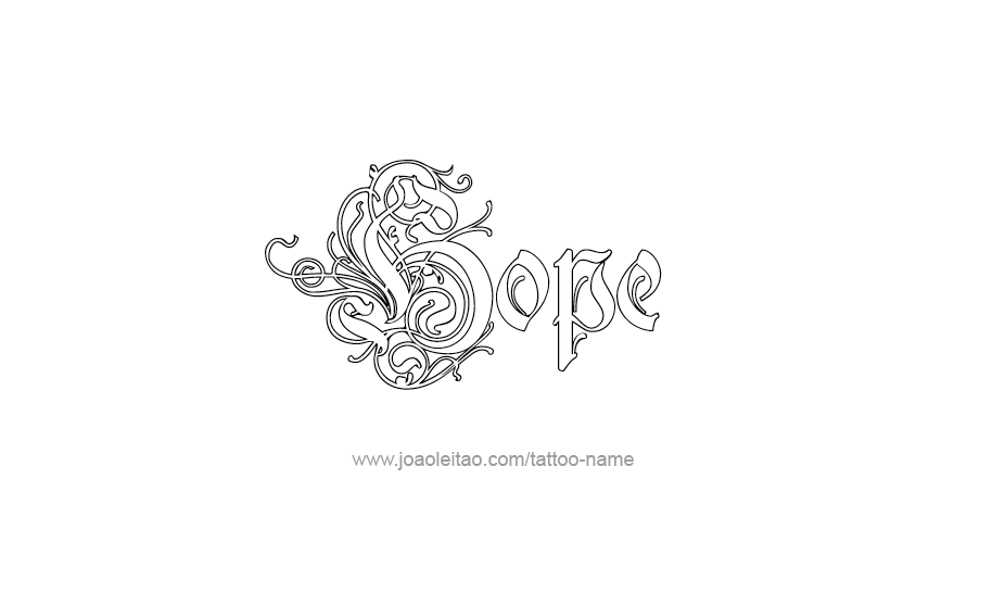 Tattoo Design Inspiration Name Hope   