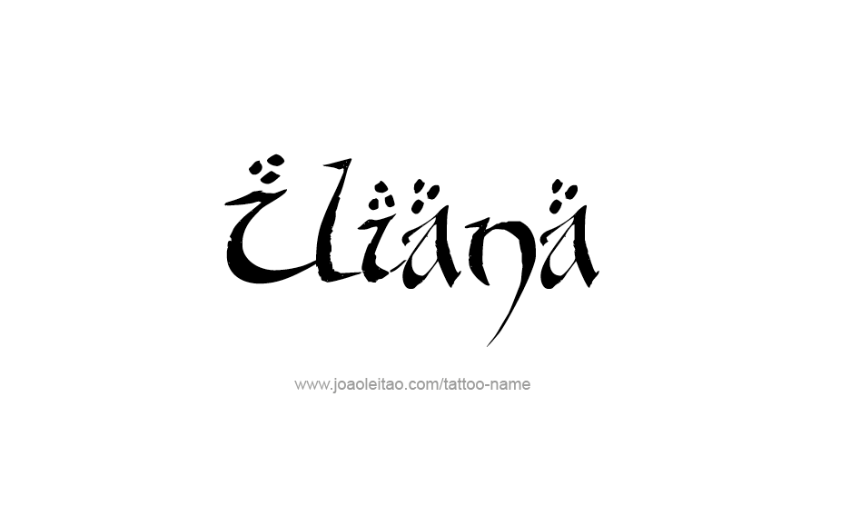 Tattoo Design Name Iliana   