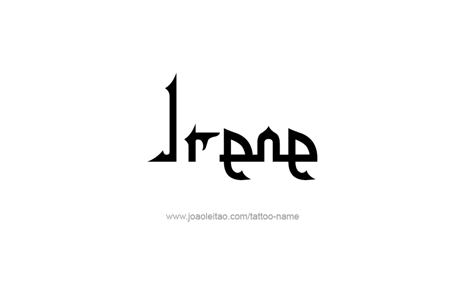 Tattoo Design Name Irene   