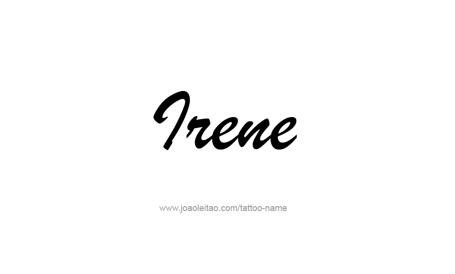 Tattoo Design Name Irene   