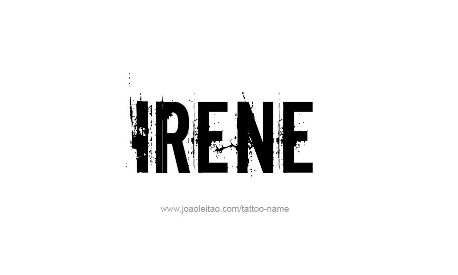 Tattoo Design Name Irene   