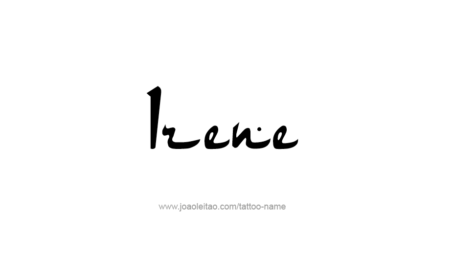 Tattoo Design Name Irene   