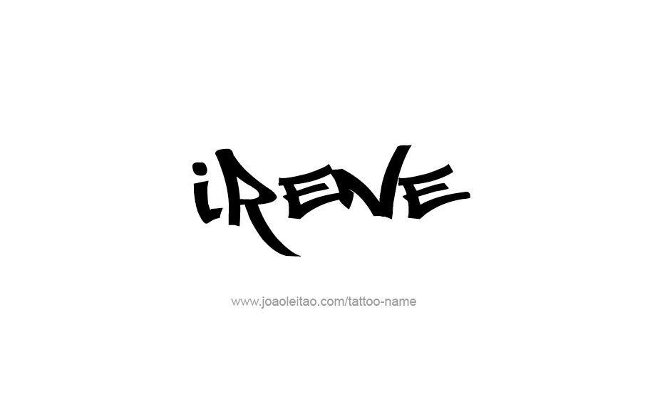 Tattoo Design Name Irene   