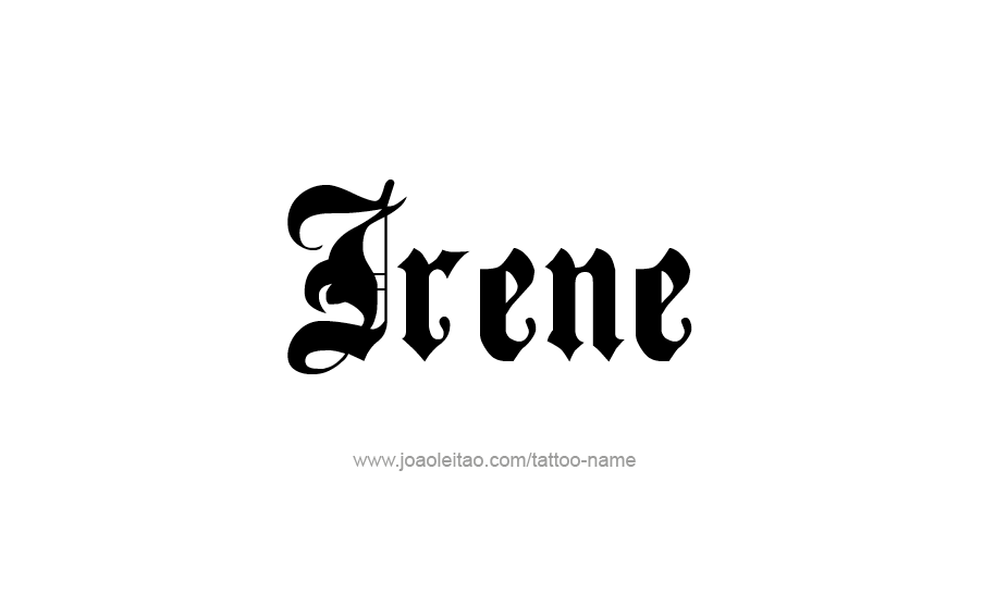 Tattoo Design Name Irene   