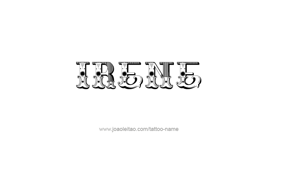 Tattoo Design Name Irene   