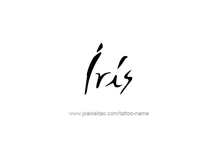 Tattoo Design Name Iris   