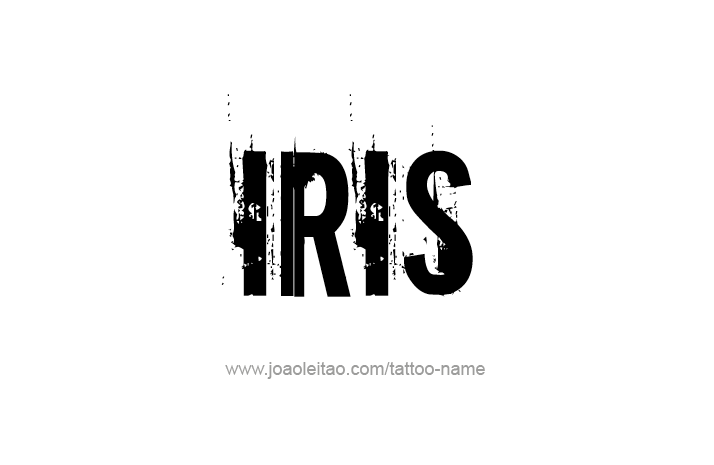 Tattoo Design Name Iris   