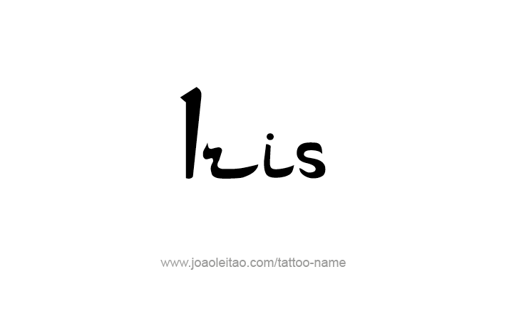 Tattoo Design Name Iris   