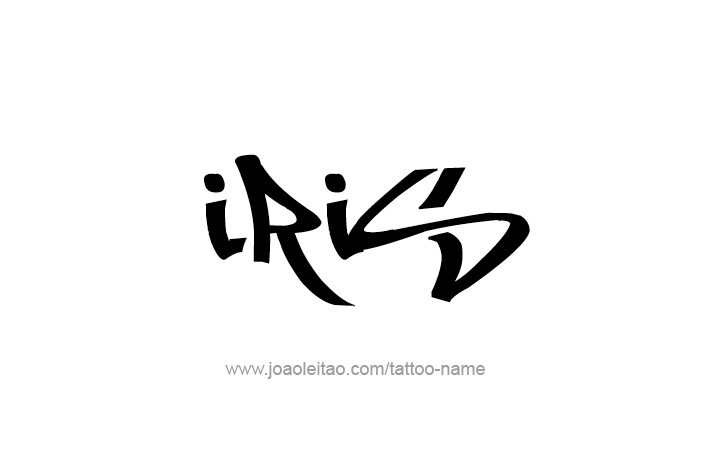 Tattoo Design Name Iris   