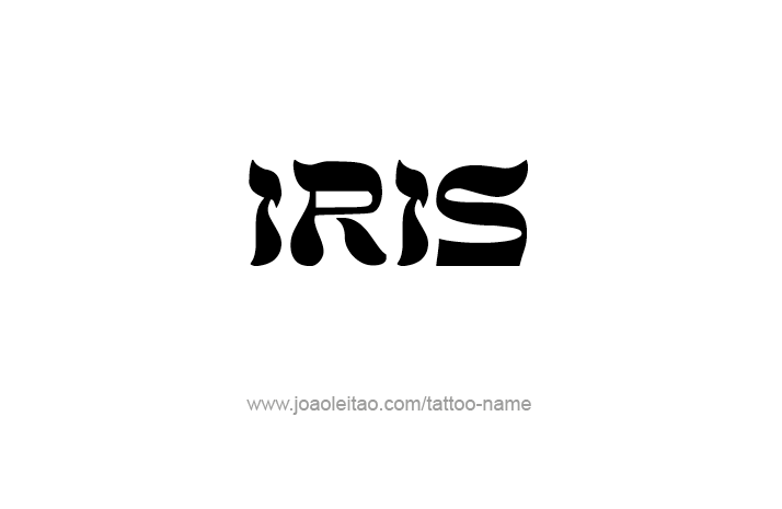 Tattoo Design Name Iris   