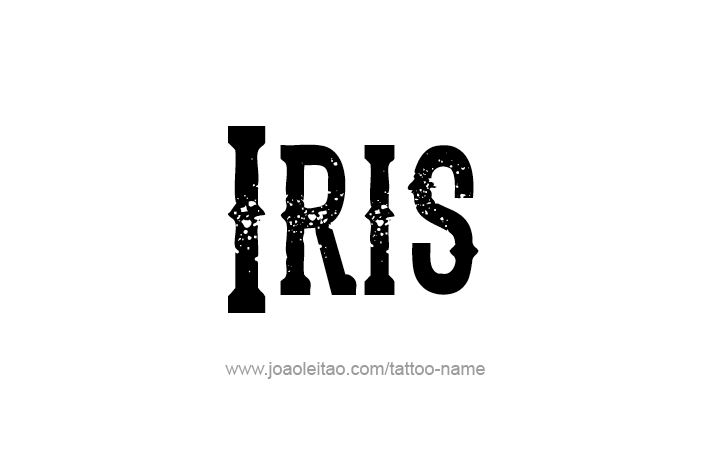 Tattoo Design Name Iris   