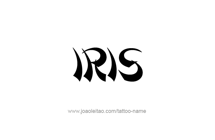 Tattoo Design Name Iris   