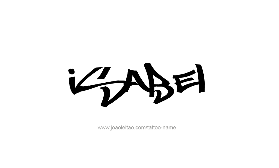 Tattoo Design Name Isabel   