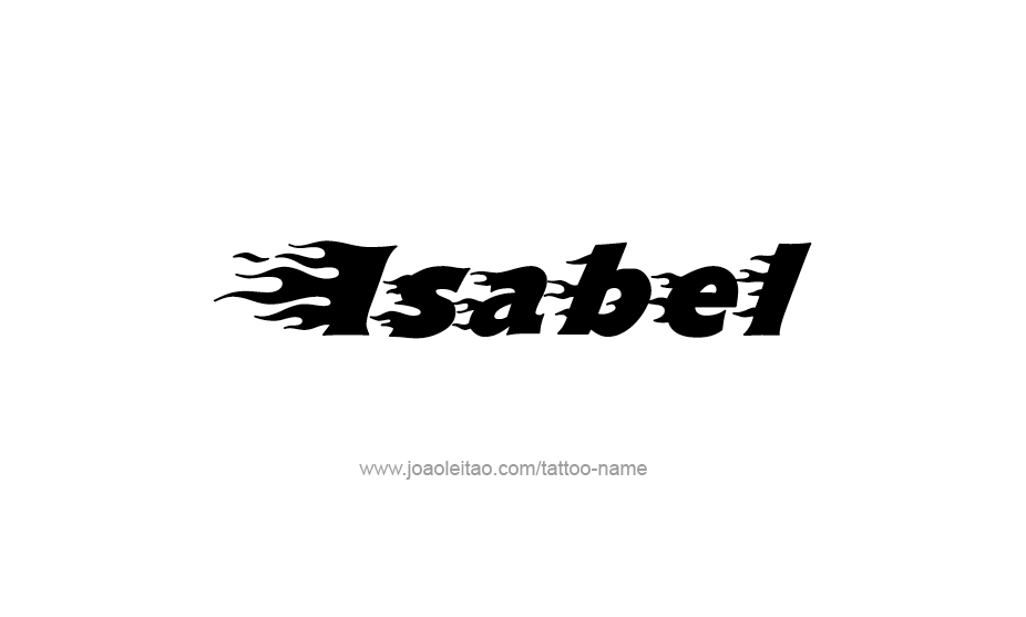 Tattoo Design Name Isabel   