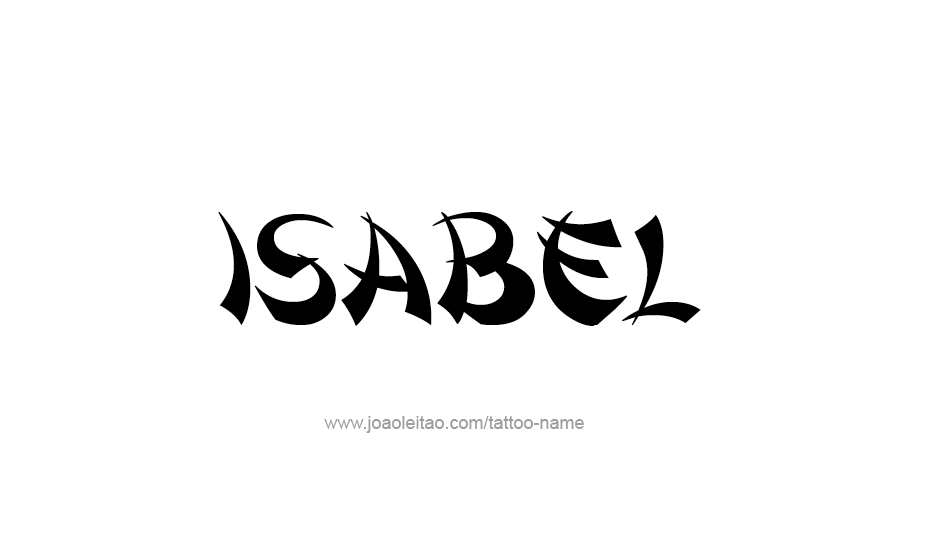 Tattoo Design Name Isabel   