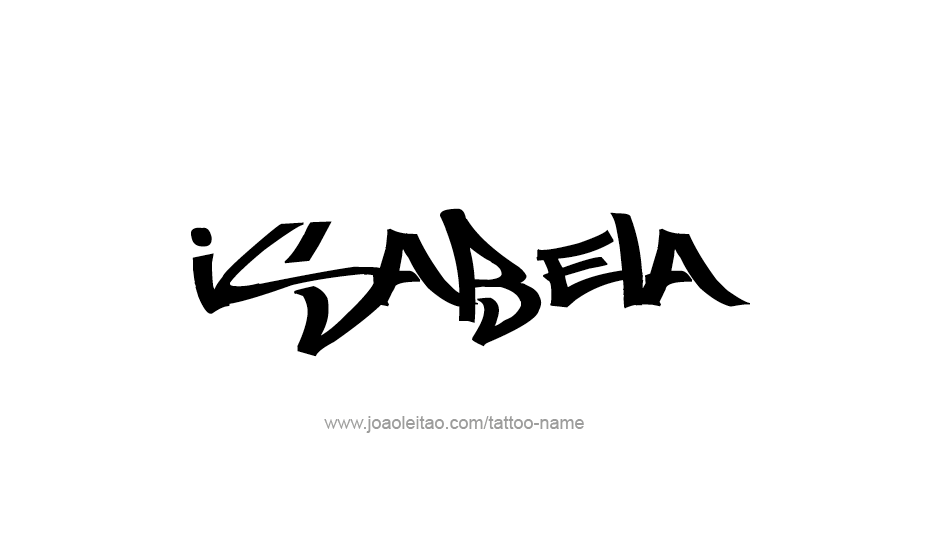 Tattoo Design Name Isabela   