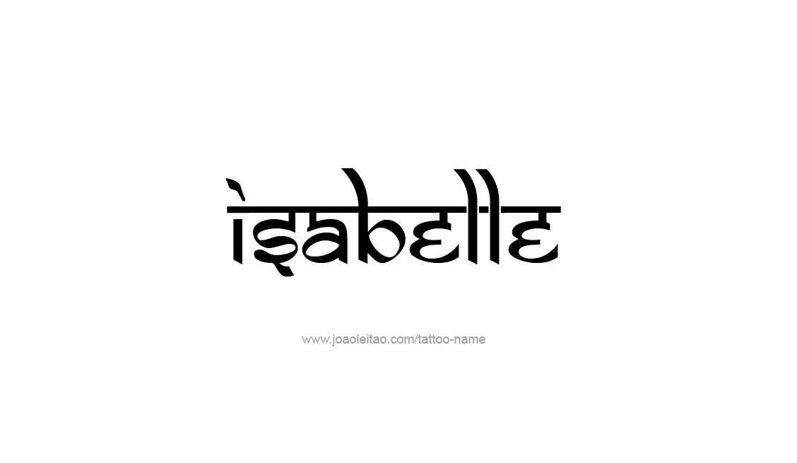 Tattoo Design Name Isabelle   