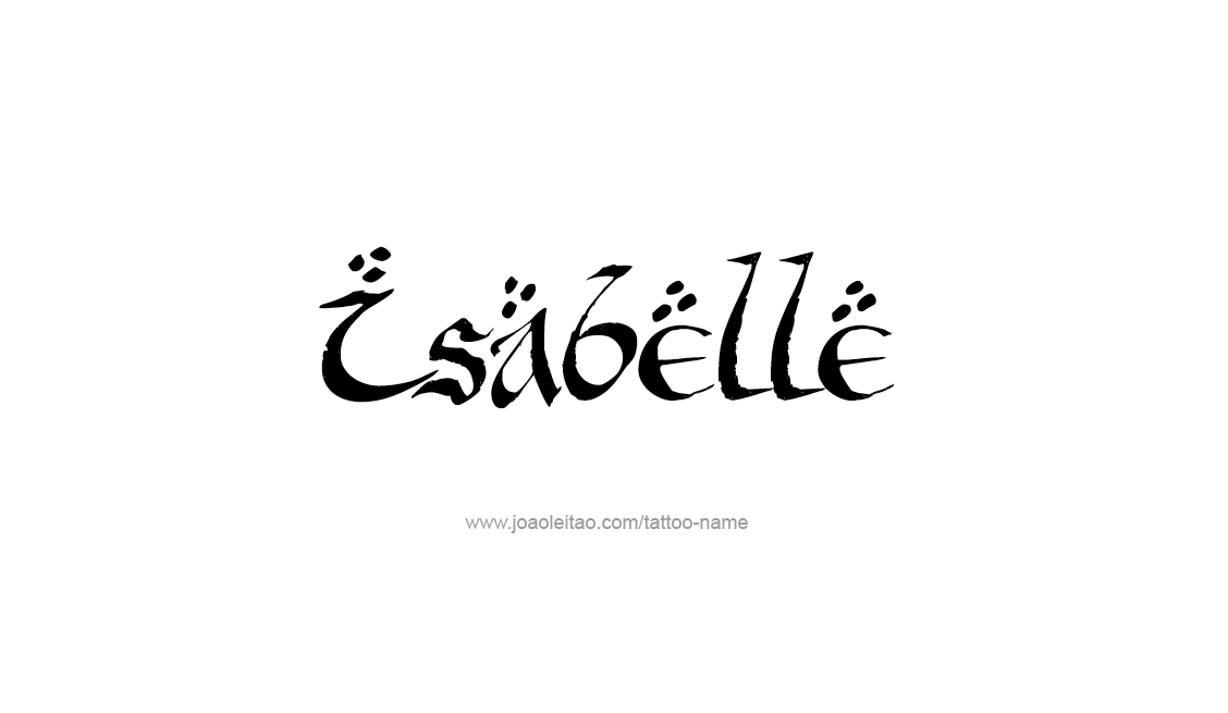 Tattoo Design Name Isabelle   