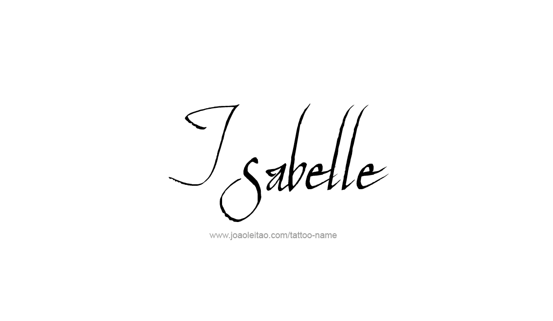 Tattoo Design Name Isabelle   