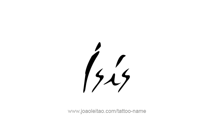 Tattoo Design Name Isis   