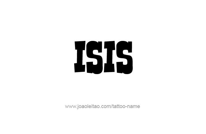 Tattoo Design Name Isis   