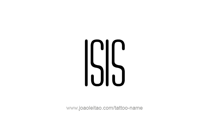 Tattoo Design Name Isis   