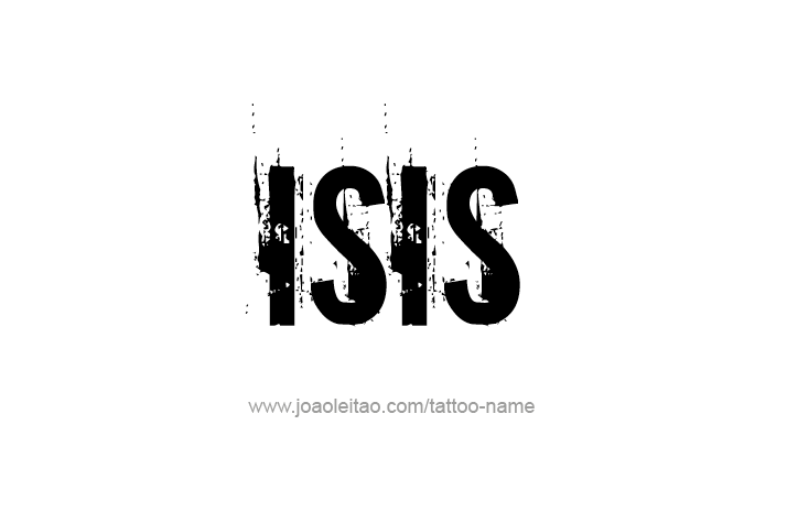 Tattoo Design Name Isis   