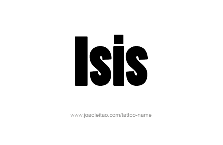 Tattoo Design Name Isis   