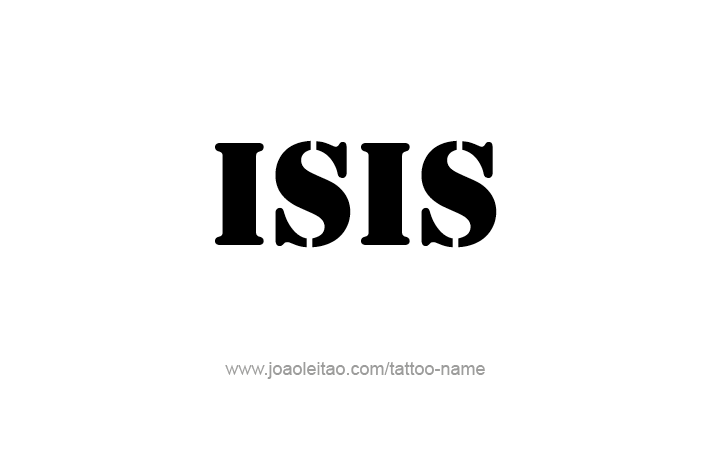 Tattoo Design Name Isis   