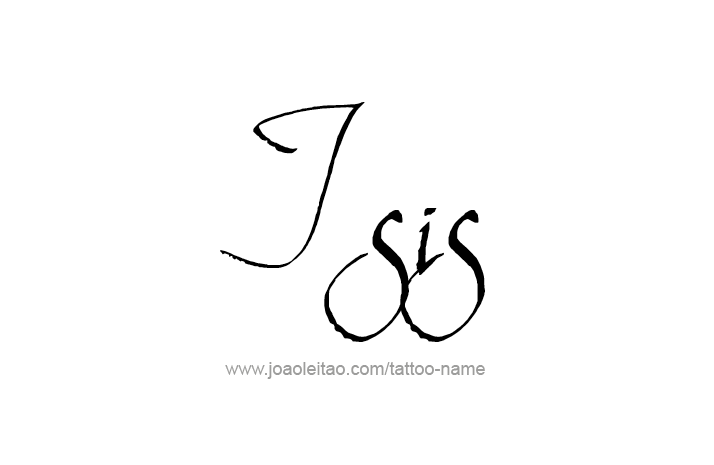 Tattoo Design Name Isis   