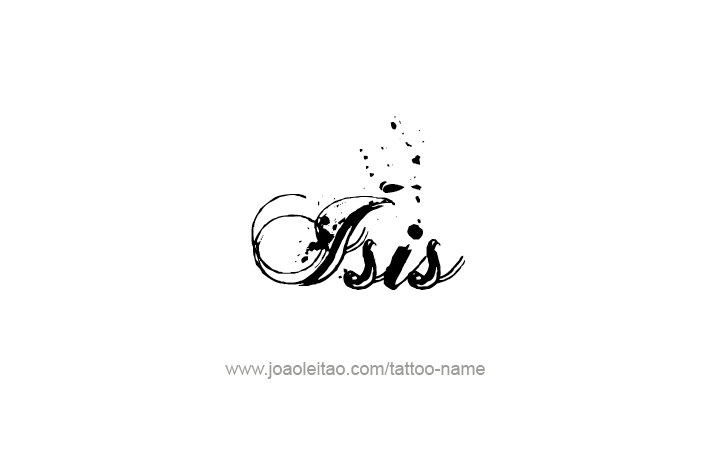 Tattoo Design Name Isis   