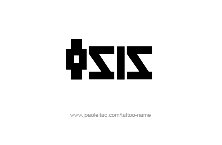 Tattoo Design Name Isis   