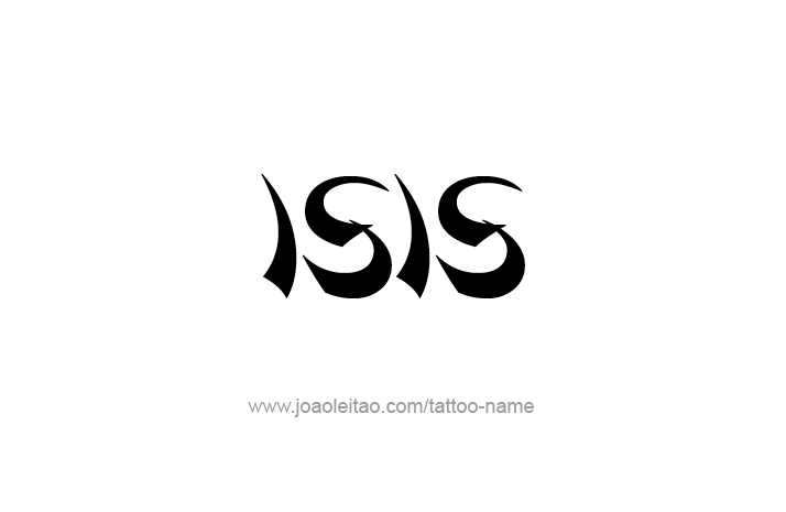 Tattoo Design Name Isis   