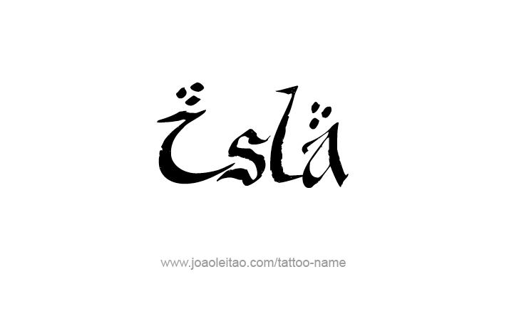 Tattoo Design Name Isla   