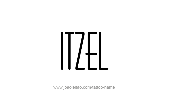 Tattoo Design Name Itzel   