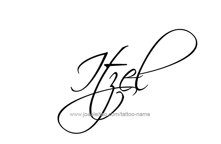 Tattoo Design Name Itzel   