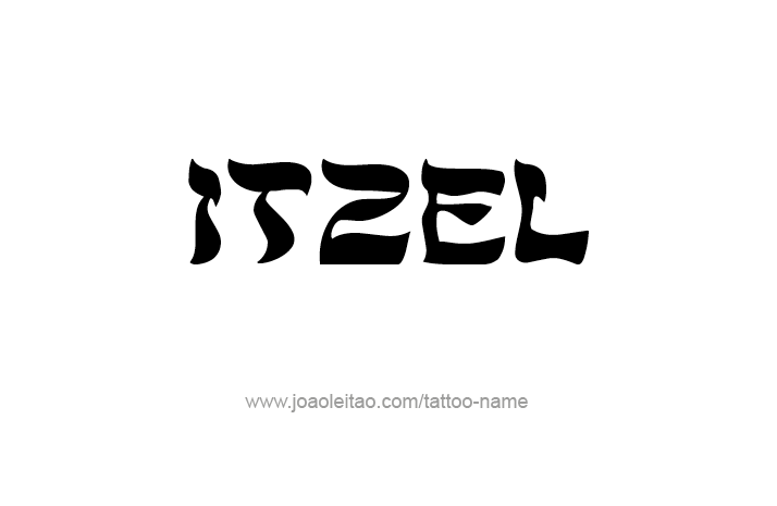 Tattoo Design Name Itzel   
