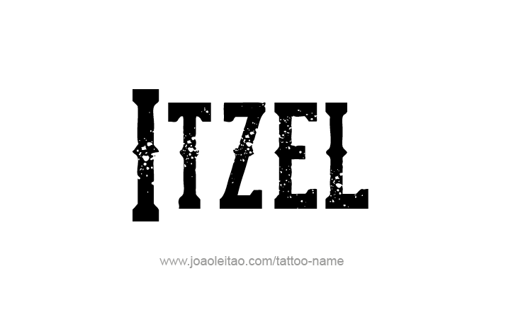 Tattoo Design Name Itzel   