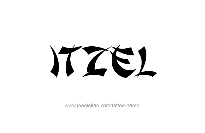 Tattoo Design Name Itzel   