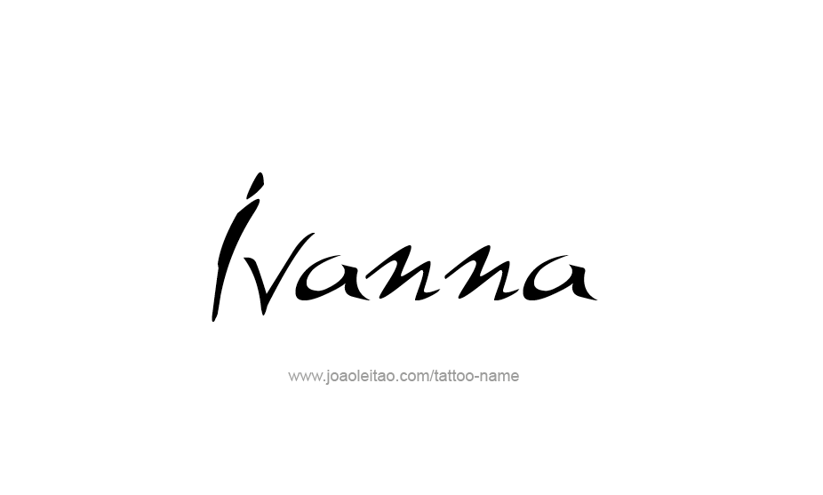 Tattoo Design Name Ivanna   