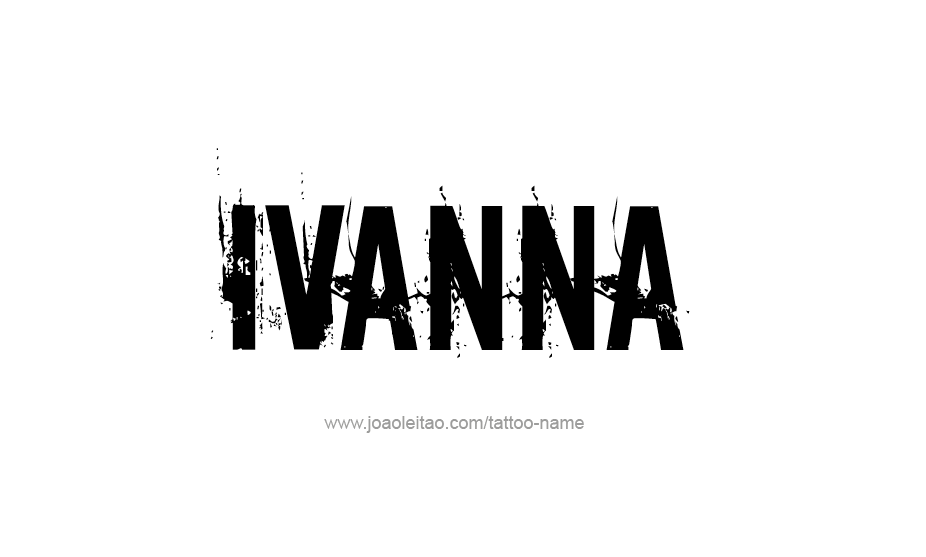 Tattoo Design Name Ivanna   