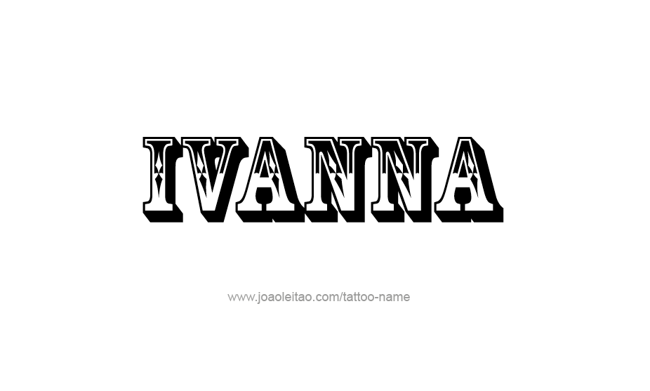 Tattoo Design Name Ivanna   