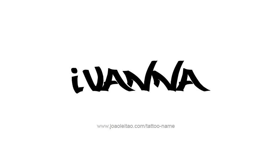 Tattoo Design Name Ivanna   