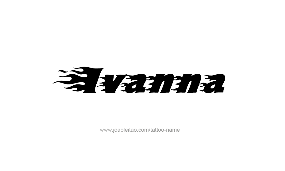 Tattoo Design Name Ivanna   