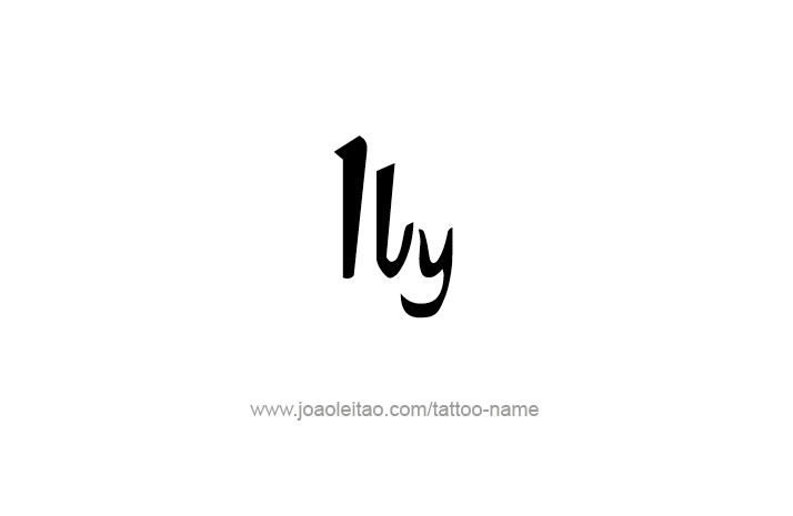 Tattoo Design Name Ivy   