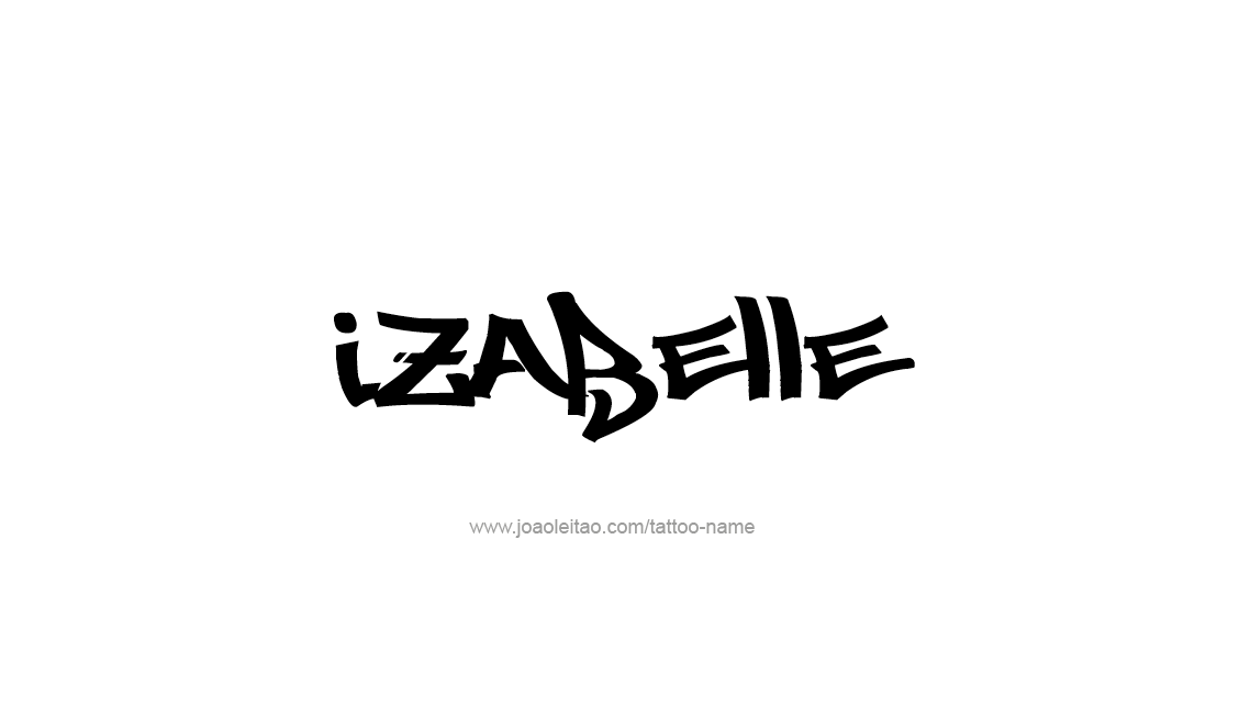 Tattoo Design Name Izabelle   